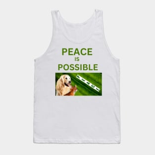 Peace Is Possible: Cute Dog & Cat Tee Tank Top